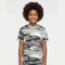 Youth Camouflage Crewneck Short Sleeve T-Shirt for School & Active Play Wear